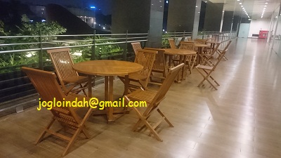 Meja Kebun Kayu Jati untuk L’Avenue Office & Jakarta Residence Pancoran Jakarta Selatan