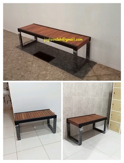 Bangku Tunggu untuk Sport Club Perumahan Natura City Serpong