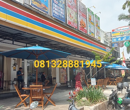 Meja Payung untuk Toko Indomaret Fresh Citra Gran 3 Cibubur